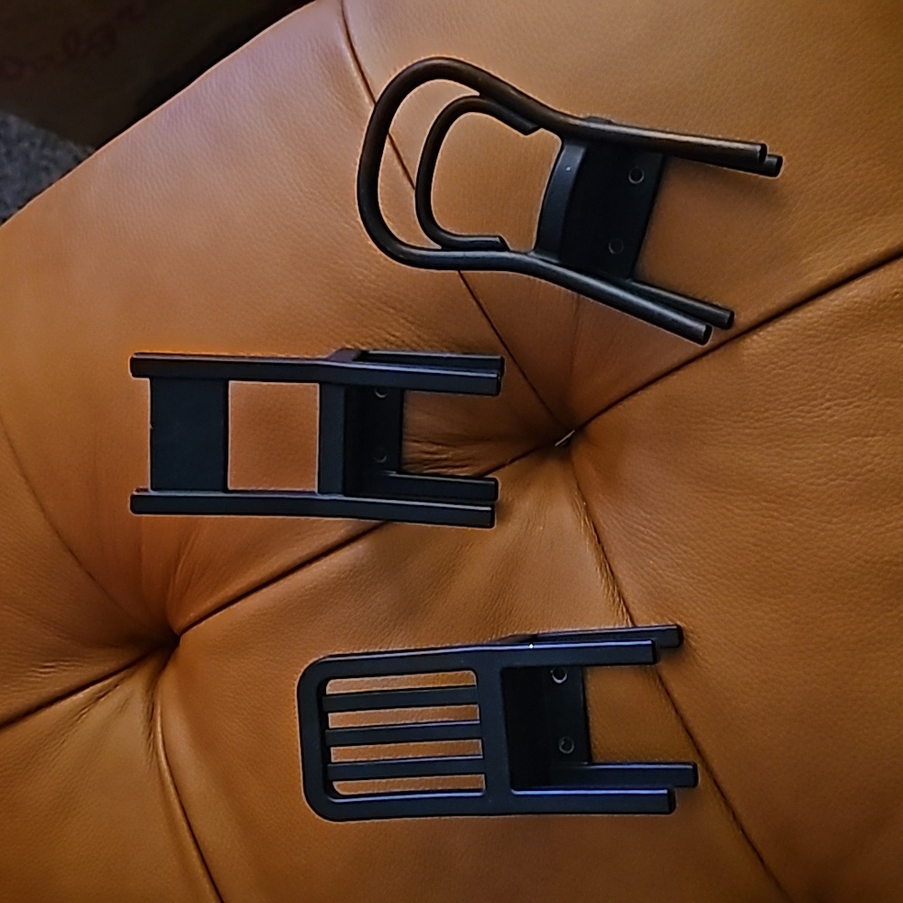 Set of 3 ikea chair wall hooks